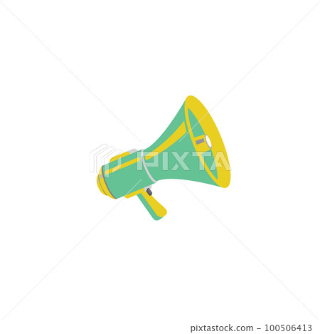 Loud Megaphone Making New Wonderful Announcement To The Public. Strong Sound Bullhorn Drawing Producing Old Amazing Advertisements For Everyone. Loud Megaphone Making New Wonderful Announcement To The Public. Strong Sound Bullhorn Drawing Producing Old Amazing Advertisements For Everyone. 100506413