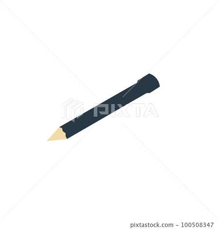 Vector illustration with school and office supplise laing on desk. Paper, pencil, pen, ruller, calendar. Letters digits. Hand drawing bright color image. 100508347