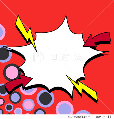 Comics Design Frames. Photo Frame Set With Explosion Bubbles For Add Collage, Funny Cute Comic Photos Collection For Promotion 100508411