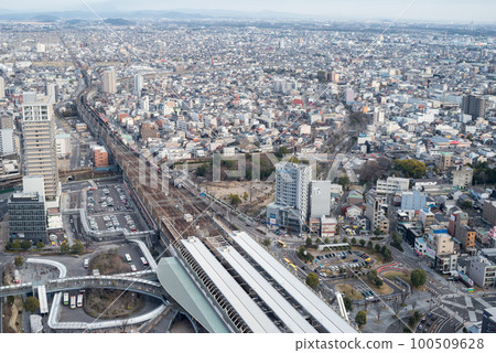 [岐阜站]岐阜市街景與鐵道風光 100509628
