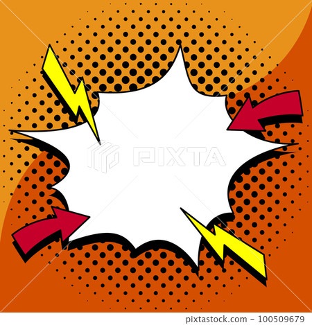 Comic Speech Bubble With Copy Space And Colorful Doodles. Design Of Empty Template In Explosion Framework Representing Social Media Messaging And Connecting. Comic Speech Bubble With Copy Space And Colorful Doodles. Design Of Empty Template In Explosion Framework Representing Social Media Messaging And Connecting. 100509679