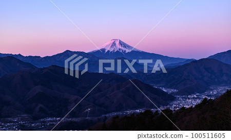 (Yamanashi Prefecture) Observation of Mt. Mt. Mt. Mt. (Yamanashi Prefecture) Observation of Mt. Mt. Mt. Mt. 100511605