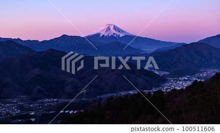 (Yamanashi Prefecture) Observation of Mt. Mt. Mt. Mt. (Yamanashi Prefecture) Observation of Mt. Mt. Mt. Mt. 100511606