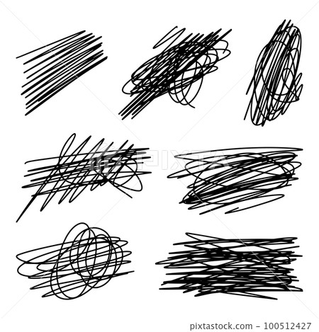 Doodle sketch style of sketchy pen and scribble  hand drawn illustration for concept design. 100512427