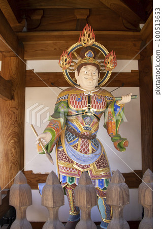 Komokuten Four Heavenly Kings Statue Komokuten Four Heavenly Kings Statue 100513653