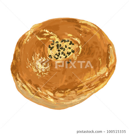 Analog illustration style anpan Analog illustration style anpan 100515335