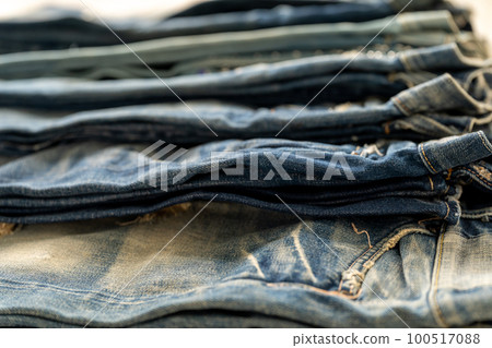 LEVI'S501XX VINTAGE 1944 1955 1966 reprint low... - Stock Photo