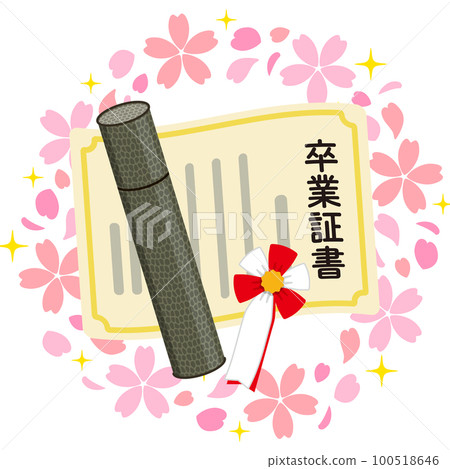 Graduation-related illustrations Graduation-related illustrations 100518646