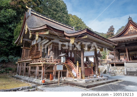 Hiyoshi Taisha Higashi-Hongu, main shrine of Kinoshita Shrine, Otsu City, Shiga Prefecture Hiyoshi Taisha Higashi-Hongu, main shrine of Kinoshita Shrine, Otsu City, Shiga Prefecture 100519213