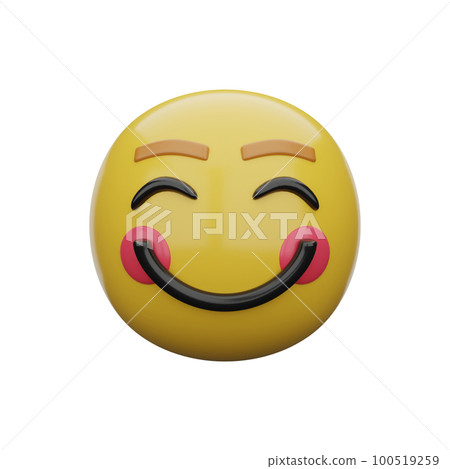 3d emoji Smiling Face 3d emoji Smiling Face 100519259