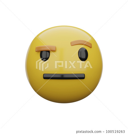 3d emoji Face with Raised Eyebrow 3d emoji Face with Raised Eyebrow 100519263