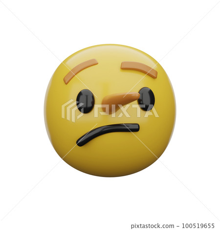 3d emoji Lying Face 100519655