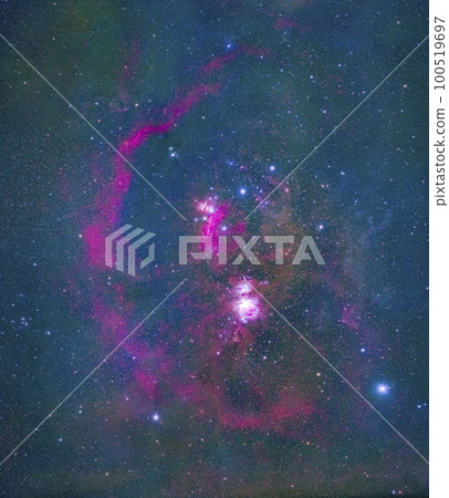 Orion's Barnard's Loop and Surrounding Nebula 100519697