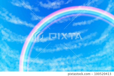 藍天、彩虹和雲朵 09 Spreading clouds 100520413