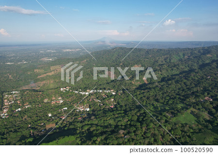 Green rainforest landscape in Nicaragua Green rainforest landscape in Nicaragua 100520590