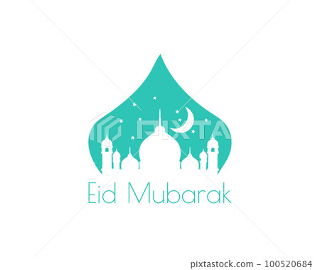 Islamic Eid Mubarak Greeting Card Vector. premium vector design. best for banner, sticker design, social media. available in eps 10. Islamic Eid Mubarak Greeting Card Vector. premium vector design. best for banner, sticker design, social media. available in eps 10. 100520684