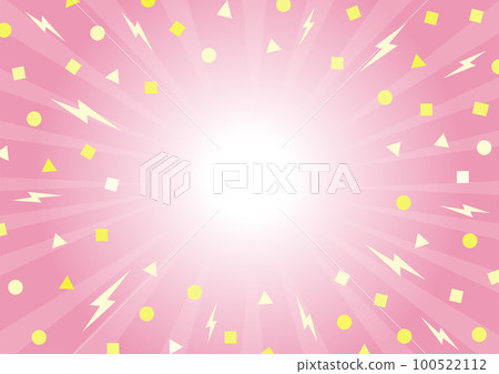 Pop emphasis line pink Pop emphasis line pink 100522112