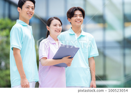 Caregiver, helper, nurse, medical photography cooperation "LINK FOREST" 100523054