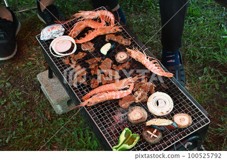 北海道的家家戶戶回鄉時，都會在花園裡烤羊肉，叫做成吉思汗。 100525792