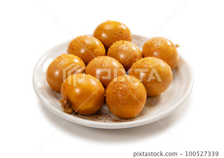 chicken kumquat, stewed dish 100527339