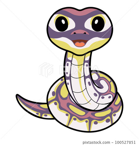 Cute banana pastel ball python cartoon Cute banana pastel ball python cartoon 100527851