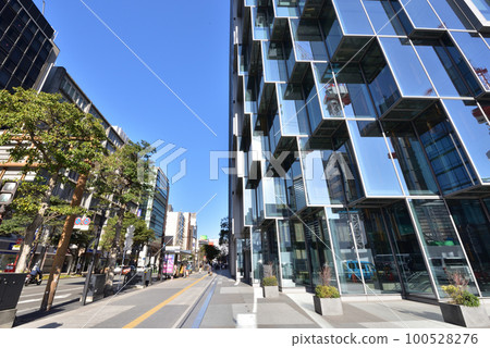 Tenjin Business Center Building Scenery of Tenjin Big Bang, Meiji Dori, Tenjin, Chuo Ward, Fukuoka City Tenjin Business Center Building Scenery of Tenjin Big Bang, Meiji Dori, Tenjin, Chuo Ward, Fukuoka City 100528276