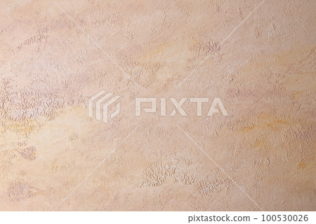 Abstract painting drawn using modeling paste and beige watercolor paint Image photo for background 100530026