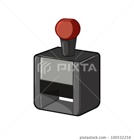 equipment stamp handle cartoon vector illustration 100532258