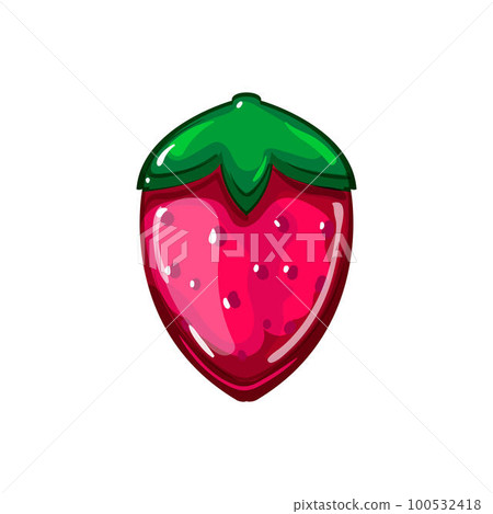 strawberry jelly candy cartoon vector illustration strawberry jelly candy cartoon vector illustration 100532418