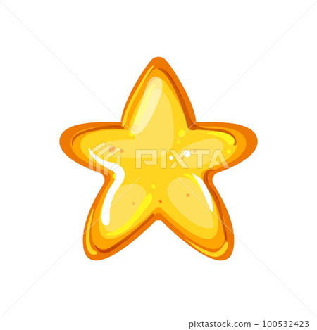 star jelly candy cartoon vector illustration 100532423