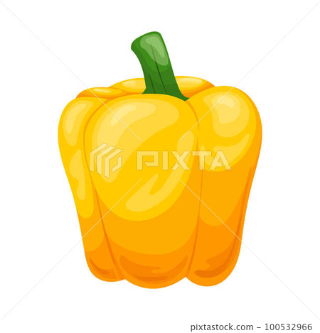 pepper yellow cartoon vector illustration pepper yellow cartoon vector illustration 100532966