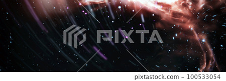 Colorful cosmos with stardust and milky way. Magic color galaxy. Infinite universe and starry night.Elements of this image furnished by NASA 100533054