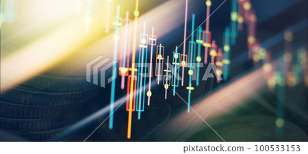 Investment and trading, stocks and finance in crisis 100533153