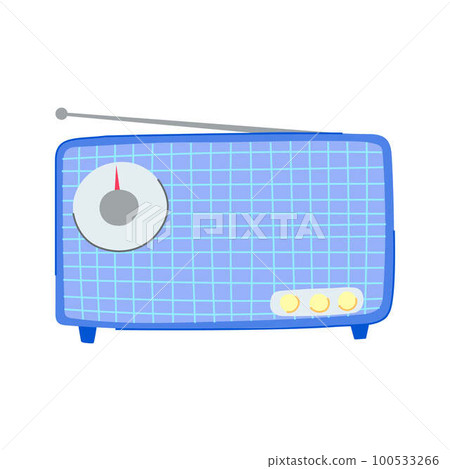 vintage radio sound cartoon vector illustration vintage radio sound cartoon vector illustration 100533266