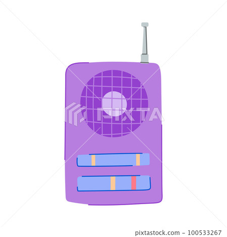 audio radio sound cartoon vector illustration 100533267