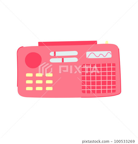 broadcast radio sound cartoon vector illustration broadcast radio sound cartoon vector illustration 100533269