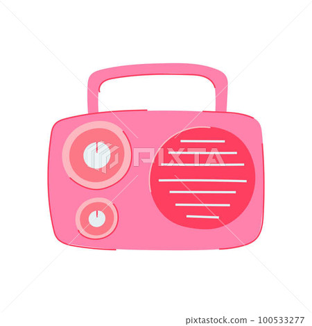 music radio sound cartoon vector illustration music radio sound cartoon vector illustration 100533277