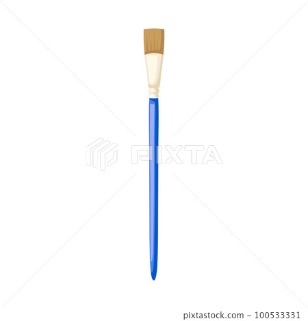 handle artist paint brush cartoon vector illustration handle artist paint brush cartoon vector illustration 100533331