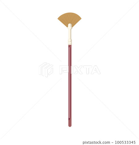 equipment artist paint brush cartoon vector illustration 100533345