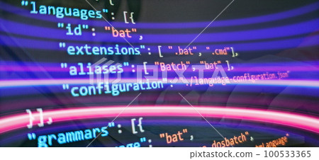 Programming code typing. Information technology website coding Programming code typing. Information technology website coding 100533365