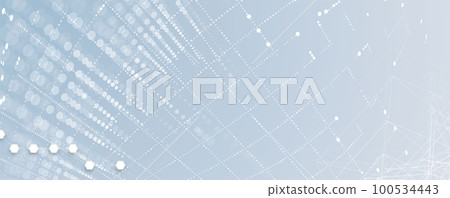 Quantum processing. Deep learning artificial intelligence. Future new technology  for business or science presentation 100534443