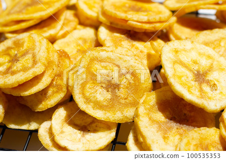 Banana stuffed with tamarind. Fruit snack Banana stuffed with tamarind. Fruit snack 100535353