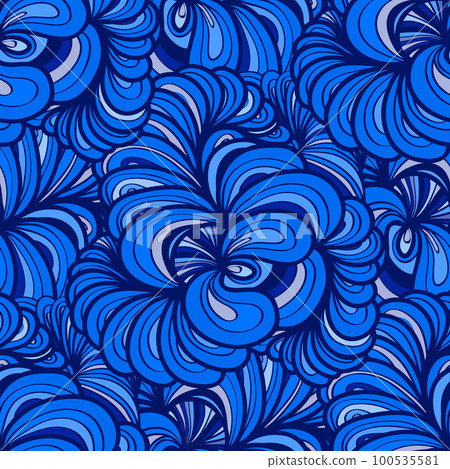 Abstract decorative wavy pattern. Seamless background. Abstract decorative wavy pattern. Seamless background. 100535581