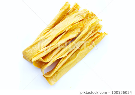 Bean threads or dried bean curd sticks 100536034