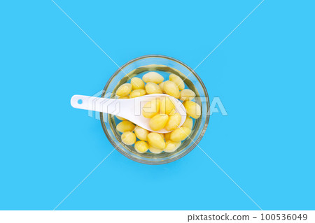 Ginkgo nut in syrup, Asian dessert Ginkgo nut in syrup, Asian dessert 100536049