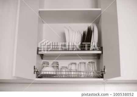 Kitchen cabinet storage idea. 100538052