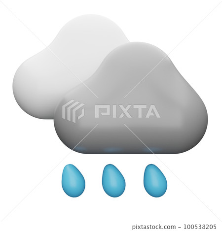3d rendering weather icon concept isolated 3d rendering weather icon concept isolated 100538205