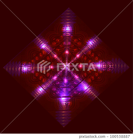 Decorative ornate snowflake Decorative ornate snowflake 100538887