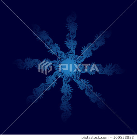 Decorative ornate snowflake Decorative ornate snowflake 100538888