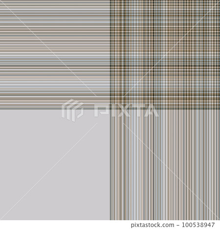 Geometric shape background for design. Seamless texture of bright fabric or wallpaper, plaid  or cage. 100538947